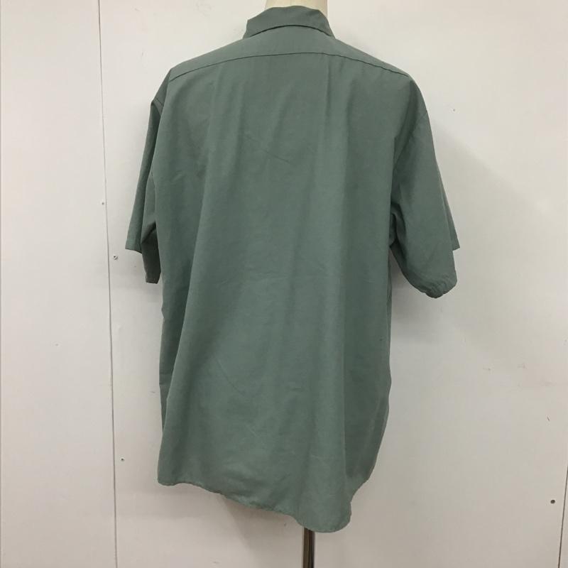 古着 USED シャツ、ブラウス 半袖 半袖シャツ カラーシャツ 半袖カットソー ボーリングシャツ 古着 XL ロゴ、文字 カーキ / カーキ / メンズ USED 古着 中古 10106208