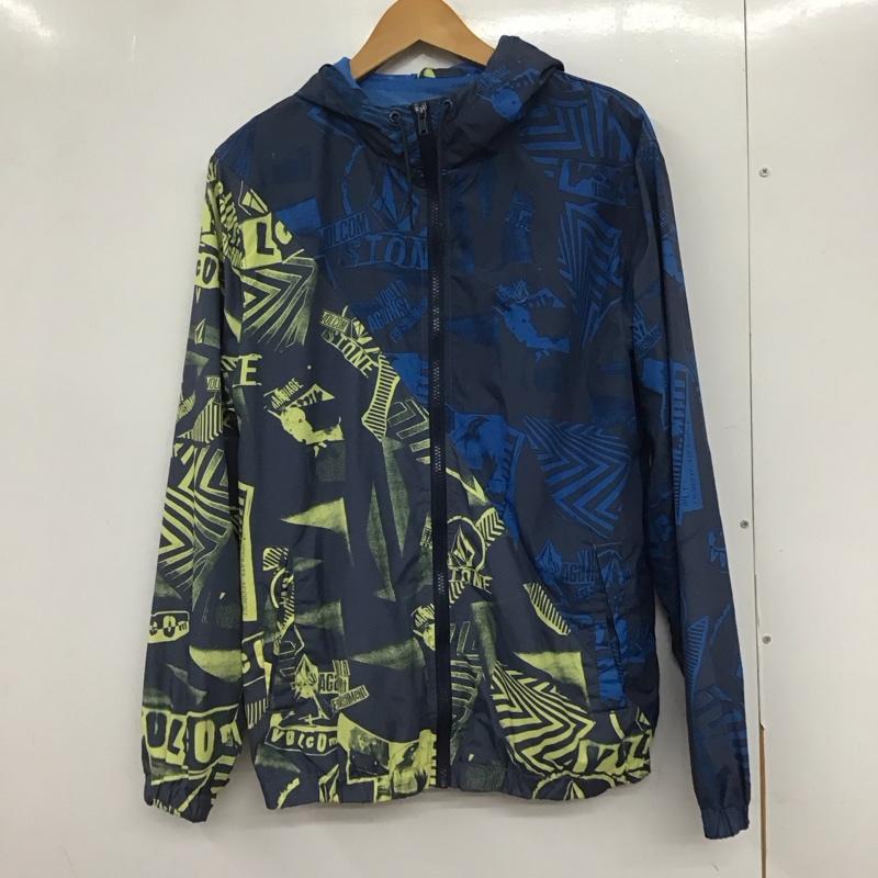 ボルコム VOLCOM ジャケット、上着 ジャンパー、ブルゾン ジップアップジャケット ナイロンジャケット アウター ジップアップパーカー S プリント マルチカラー / マルチカラー / メンズ USED 古着 中古 10133259