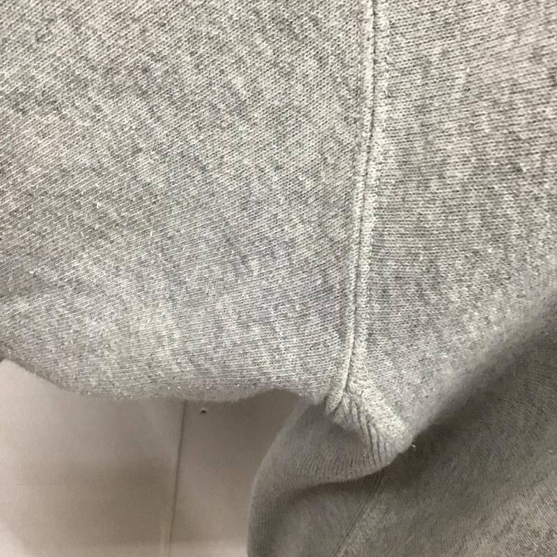 チャンピオン Champion トレーナー 長袖 CWSL024 裏起毛 スウェット M ワンポイント 灰 / グレー / レディース USED 古着 中古 10107563