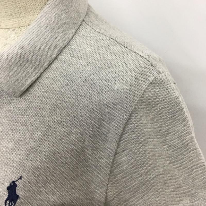 ポロラルフローレン POLO RALPH LAUREN ワンピース ひざ丈スカート ポロシャツワンピース XS ワンポイント 灰 / グレー / レディース USED 古着 中古 10114398