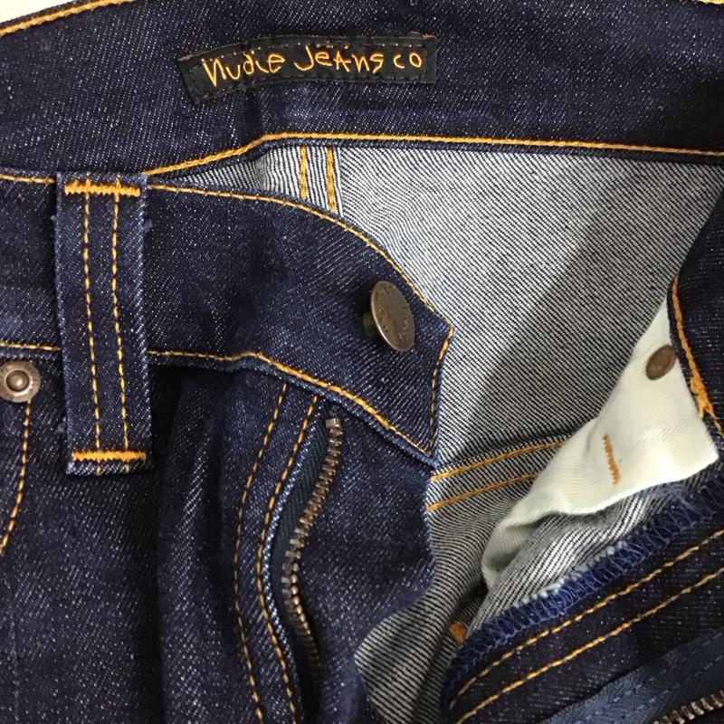 ヌーディージーンズ Nudie Jeans パンツ デニム、ジーンズ デニムパンツ スリムパンツ カジュアルパンツ ストレッチパンツ 31インチ 無地 インディゴ / インディゴ / メンズ USED 古着 中古 10128073