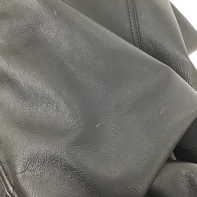 古着 USED コート コート一般 レザー L 無地 黒 / ブラック / メンズ USED 古着 中古 10105977
