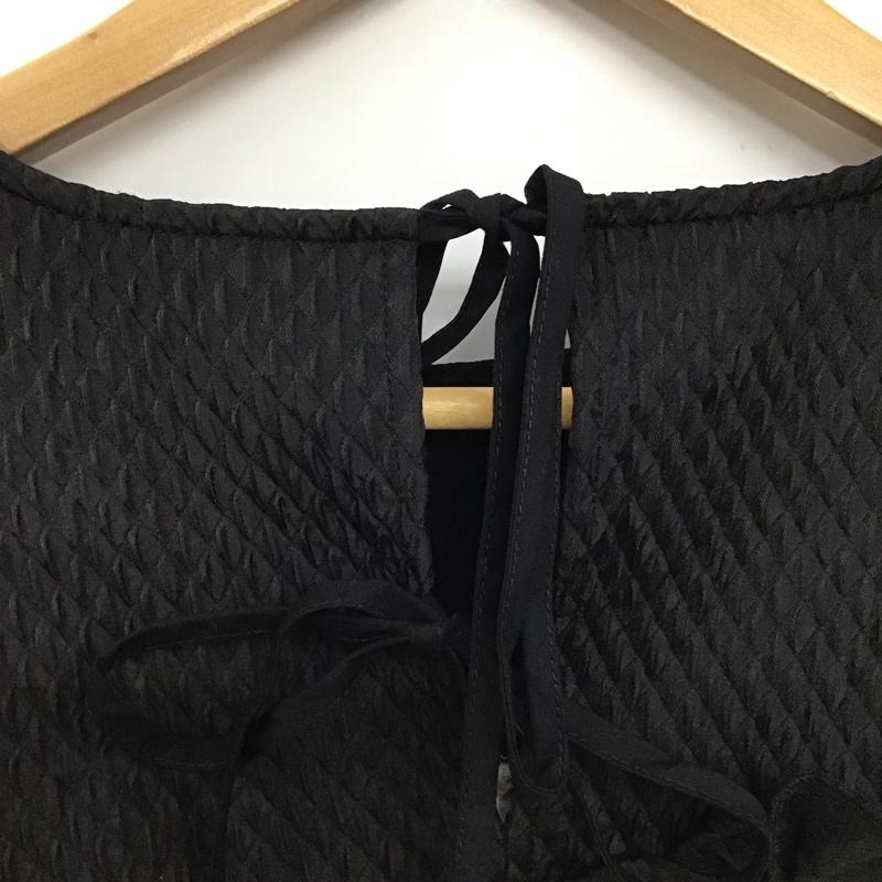 ザラ ZARA シャツ、ブラウス 長袖 M 無地 白 / ホワイト / X 黒 / ブラック / レディース USED 古着 中古 10137412