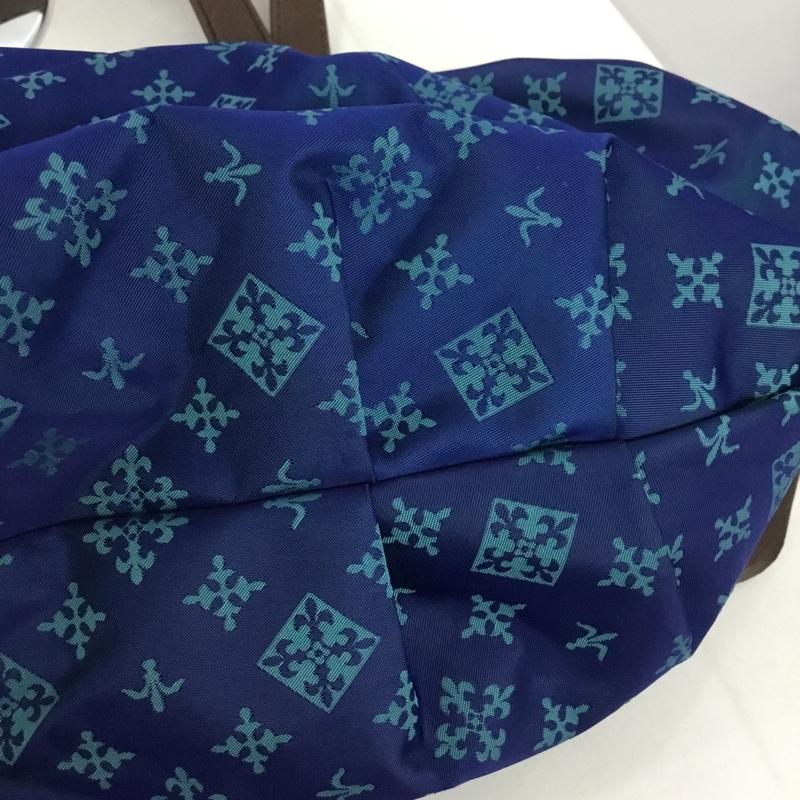 ラシット russet トートバッグ トートバッグ ショルダーバッグ 2点セット 総柄 青 / ブルー / レディース USED 古着 中古 10128303