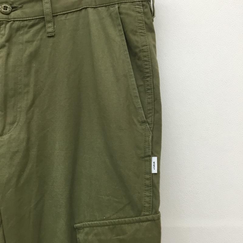 ダブルタップス WTAPS パンツ ワークパンツ、ペインターパンツ 202WVDT-PTM02 ジャングル スキニー トラウザーズ L ロゴ、文字 X ワンポイント カーキ / カーキ /  メンズ USED 古着 中古 10124455