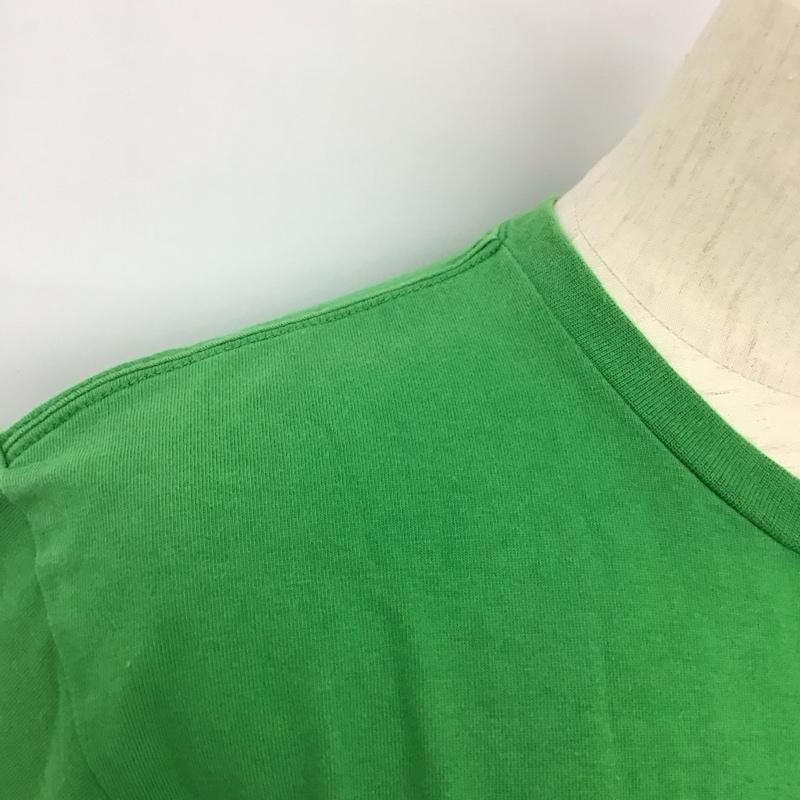 ザノースフェイス THE NORTH FACE Tシャツ 半袖 nt31212 セオアルファパネルティー 半袖カットソー プリントTシャツ M ボーダー柄 青 / ブルー / X 緑 / グリーン / X アイボリー / アイボリー / レディース USED 古着 中古 10127600