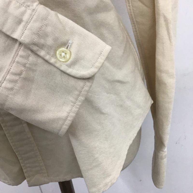 ラルフローレン RALPHLAUREN シャツ、ブラウス 長袖 長袖 ロゴ、文字 ベージュ / ベージュ / レディース USED 古着 中古 10110234