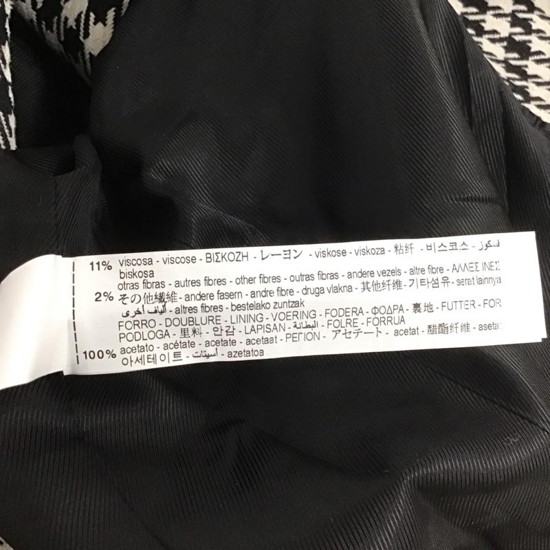 ザラ ZARA ジャケット、上着 ジャケット、ブレザー S 白 / ホワイト / X 黒 / ブラック / レディース USED 古着 中古 10106479