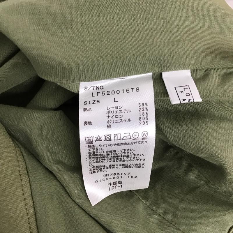 ローリーズファーム LOWRYS FARM パンツ スラックス L 無地 カーキ / カーキ / レディース USED 古着 中古 10110281