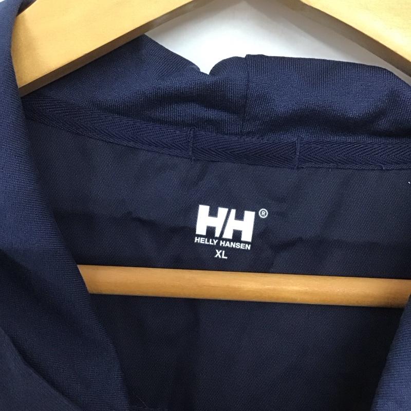 ヘリーハンセン HELLY HANSEN ジャケット、上着 ジャンパー、ブルゾン ジップアップジャケット ジップアップパーカー アウター XL 無地 紺 / ネイビー / メンズ USED 古着 中古 10133228