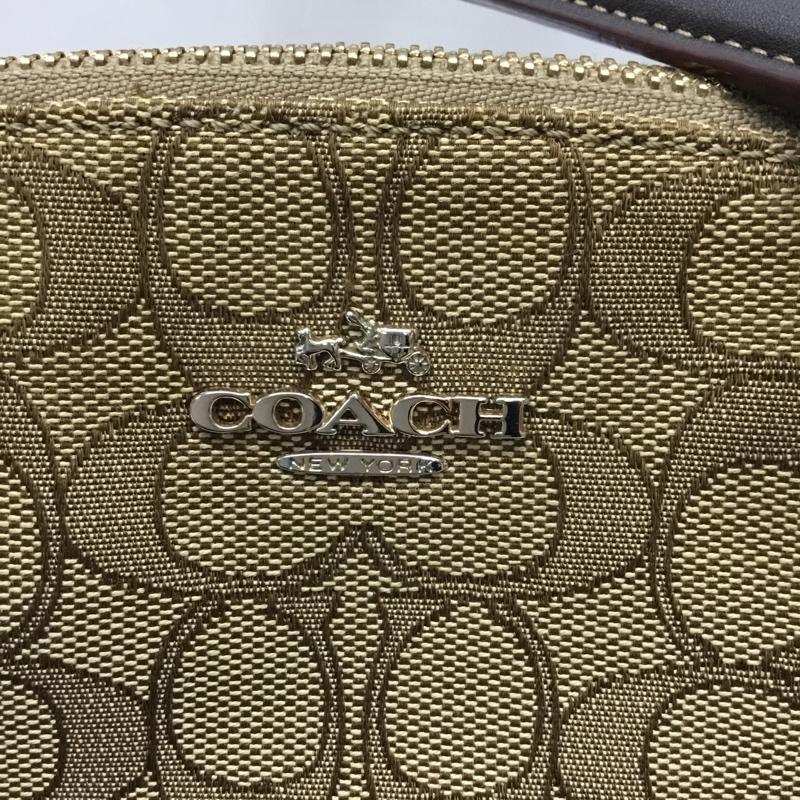 コーチ COACH ハンドバッグ ハンドバッグ F36625 シグネチャー 2WAY 総柄 ベージュ / ベージュ / X 茶 / ブラウン / レディース USED 古着 中古 10119659
