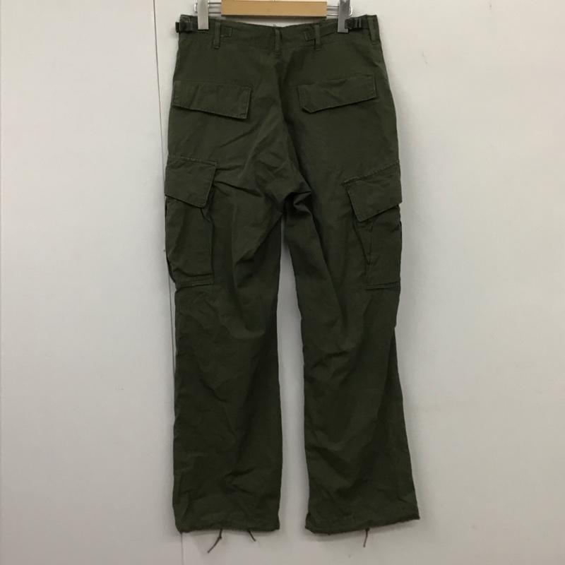 ミリタリー ミリタリー パンツ ワークパンツ、ペインターパンツ ミリタリーパンツ ワイドパンツ 68年 アメリカ軍 フアティーグパンツ 27インチ 無地 カーキ / カーキ / メンズ USED 古着 中古 10132402