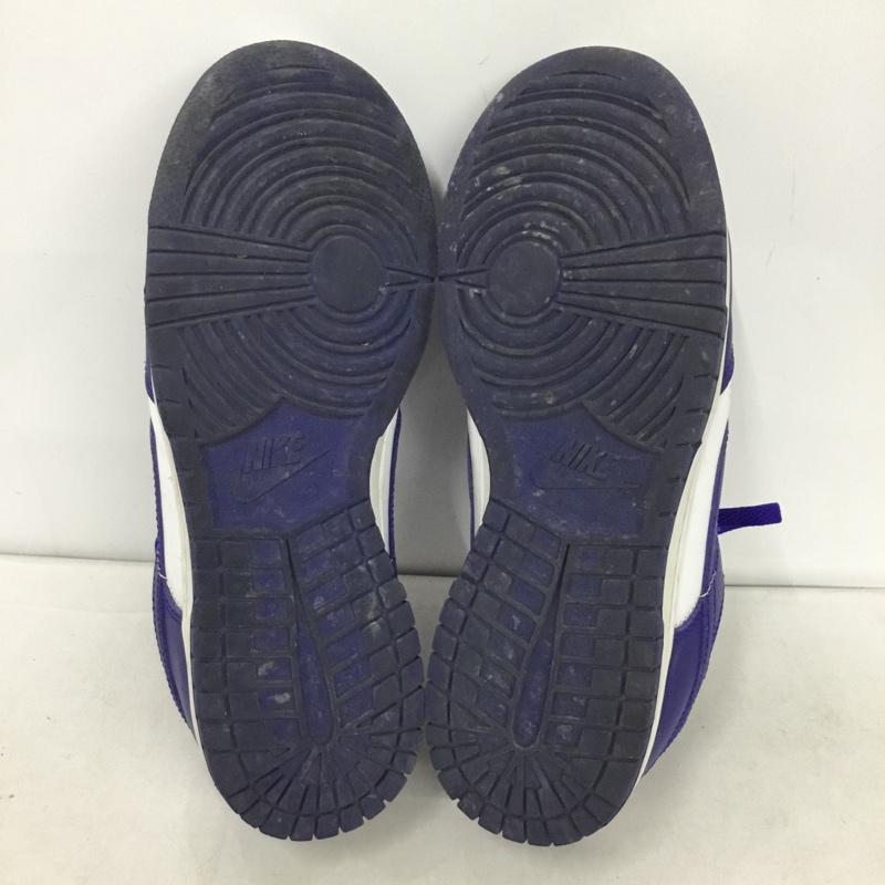 ナイキ NIKE スニーカー スニーカー DV0833-103 DUNK LOW RETRO 25.5cm ロゴ、文字 白 / ホワイト / X 青 / ブルー / メンズ USED 古着 中古 10136927