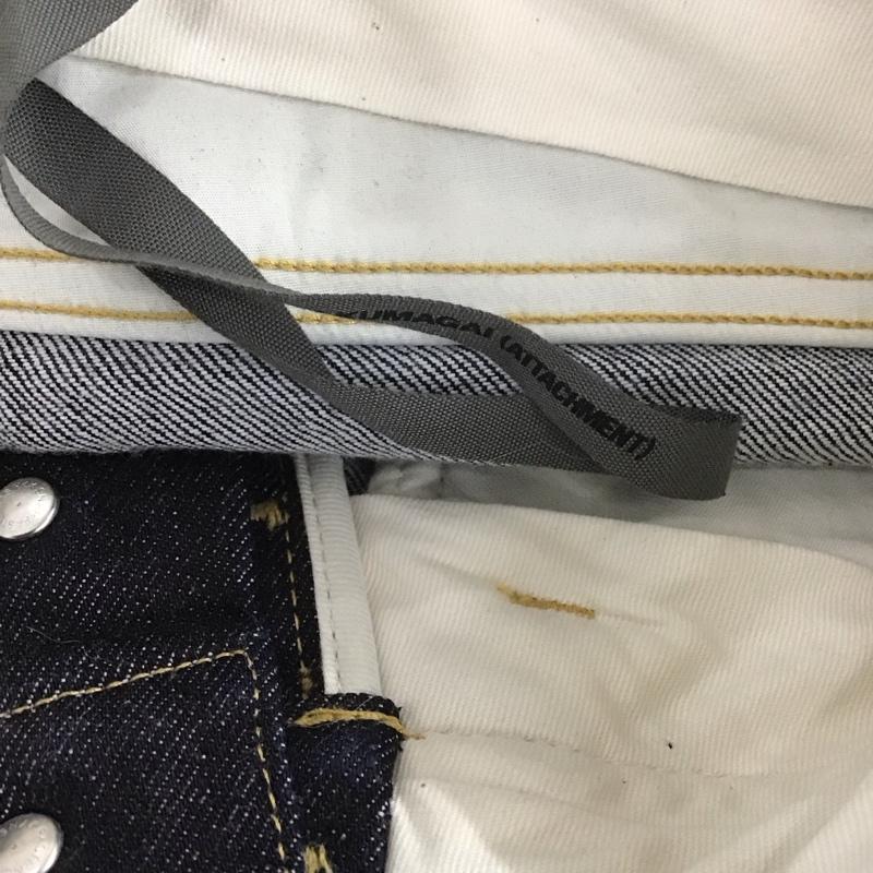 カズユキクマガイアタッチメント KAZUYUKI KUMAGAI ATTACHMENT パンツ デニム、ジーンズ kp62-066 12ozストレッチデニム サルエルパンツ 1 無地 インディゴ / インディゴ / メンズ USED 古着 中古 10106248