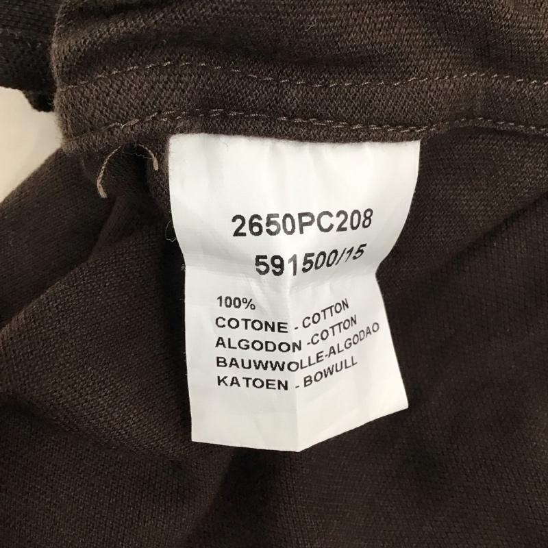 ギローバー GUY ROVER ポロシャツ 半袖 半袖ポロシャツ カラーシャツ 半袖カットソー XXL 無地 茶 / ブラウン / メンズ USED 古着 中古 10117435