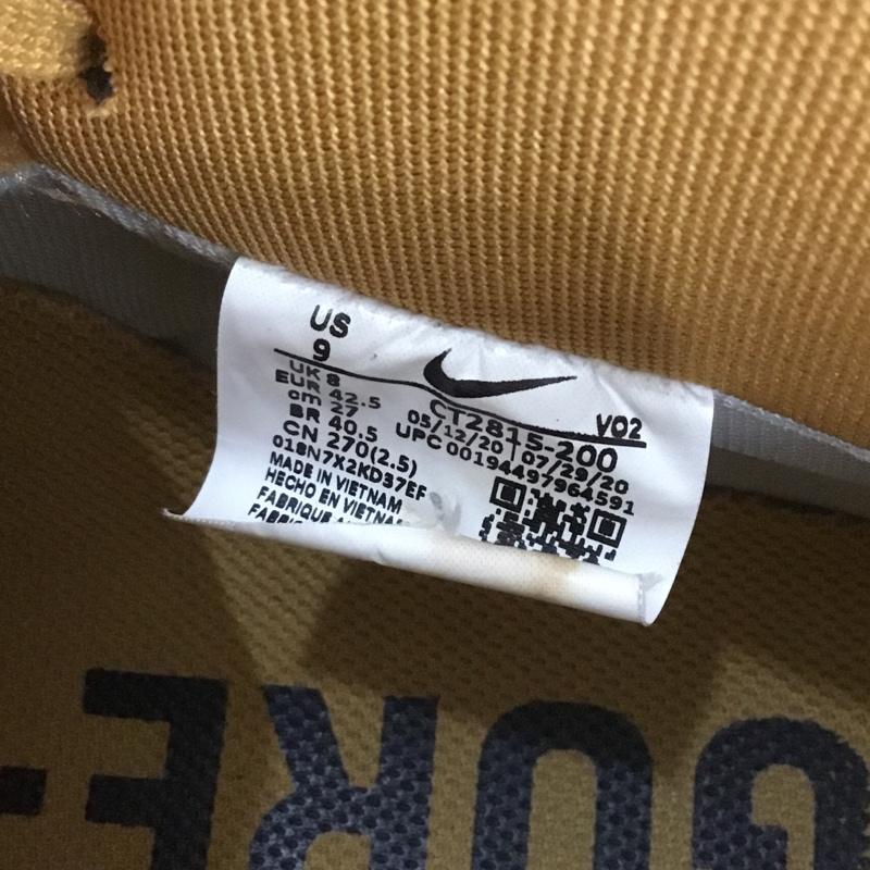 ナイキ NIKE スニーカー スニーカー CT2815-200 AIR FORCE 1 GTX BOOT GORE-TEX 27cm 箱有 27.0cm ロゴ、文字 キャメル / キャメル / メンズ USED 古着 中古 10136470