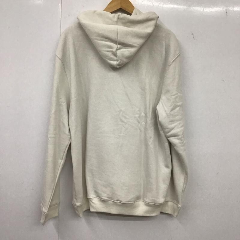 ギャップ GAP パーカー 長袖 フーディ L 無地 白 / ホワイト / メンズ USED 古着 中古 10134876