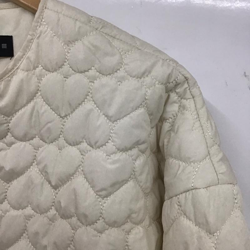 ザラ ZARA ジャケット、上着 ジャケット、ブレザー 3046/529/712 キルティングジャケット XS 無地 オフホワイト / オフホワイト / レディース USED 古着 中古 10131917
