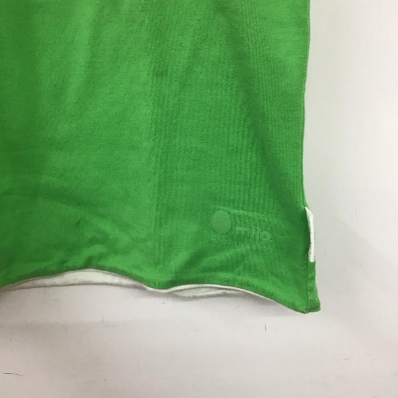 アベイシングエイプ A BATHING APE Tシャツ 半袖 XS ロゴ、文字 X プリント 白 / ホワイト / X 緑 / グリーン / メンズ USED 古着 中古 10139927