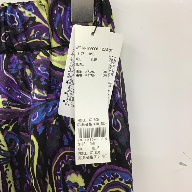 ローフ loaf スカート ロングスカート 593006-128s オズモーシス ロングスカート フレアスカート プリント マルチカラー / マルチカラー / レディース USED 古着 中古 10135095