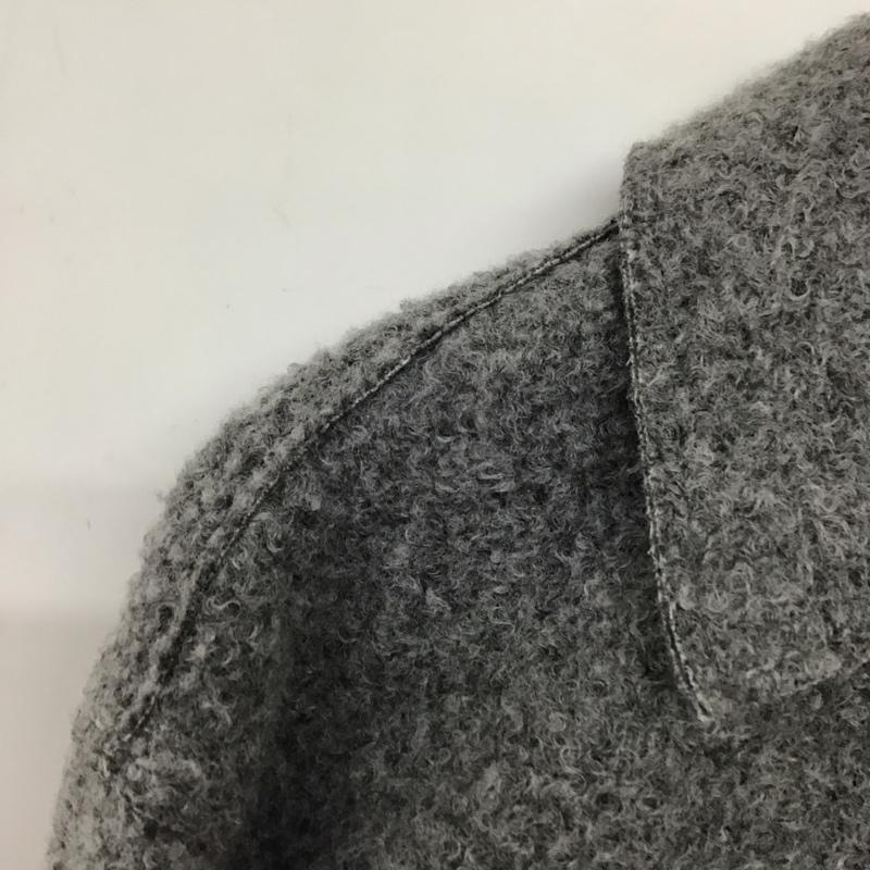 ザラ ZARA ジャケット、上着 ジャケット、ブレザー 3046/030/802 L 無地 灰 / グレー / レディース USED 古着 中古 10132216
