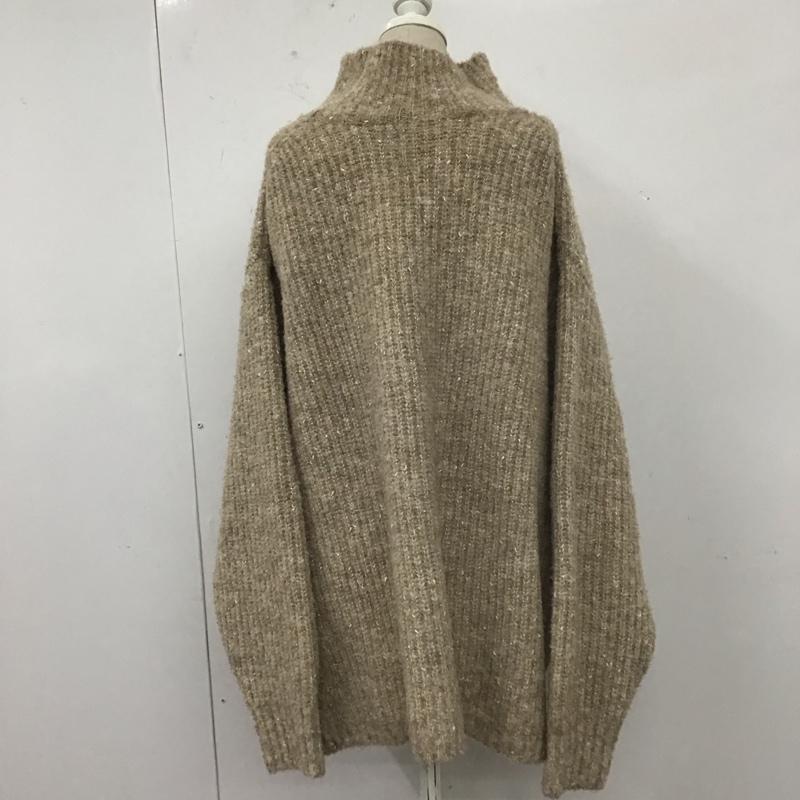 フリークスストア FREAK S STORE ニット、セーター 長袖 FREE 無地 ベージュ / ベージュ /  レディース USED 古着 中古 10111409