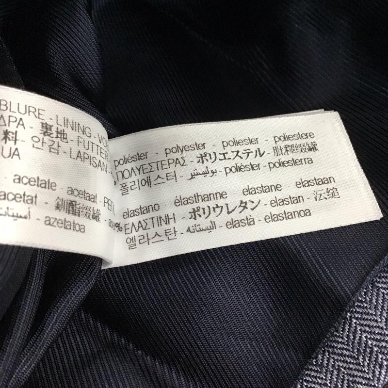 ザラ ZARA ベスト ベスト 2114 847 405 襟付き ヘリンボーン S 無地 紺 / ネイビー / レディース USED 古着 中古 10116705