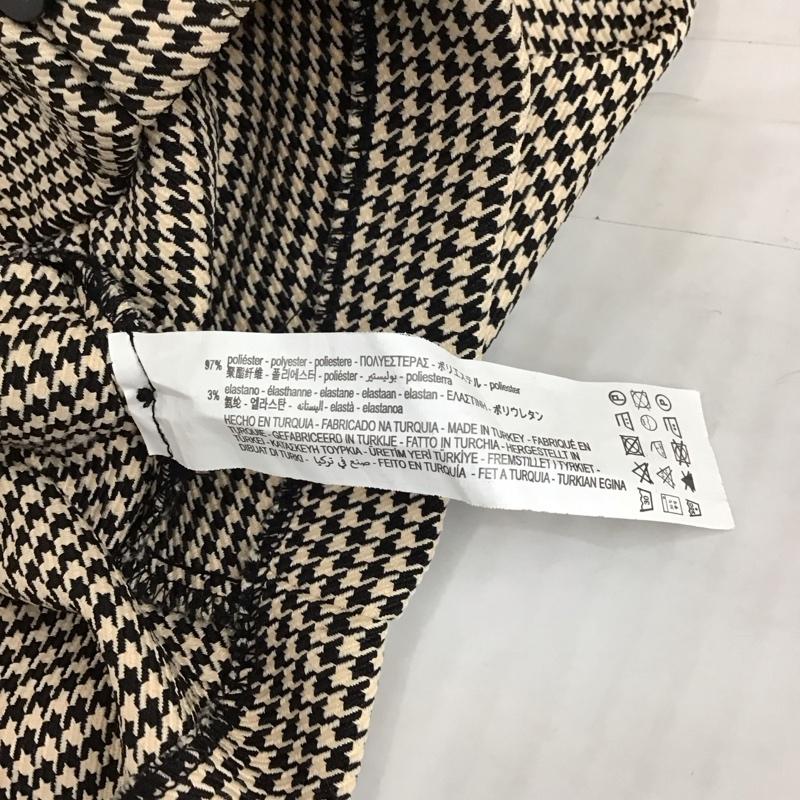 ザラ ZARA シャツ、ブラウス 長袖 長袖シャツ カラーシャツ 長袖カットソー 総柄シャツ M 総柄 黒 / ブラック / X ベージュ / ベージュ / レディース USED 古着 中古 10118610