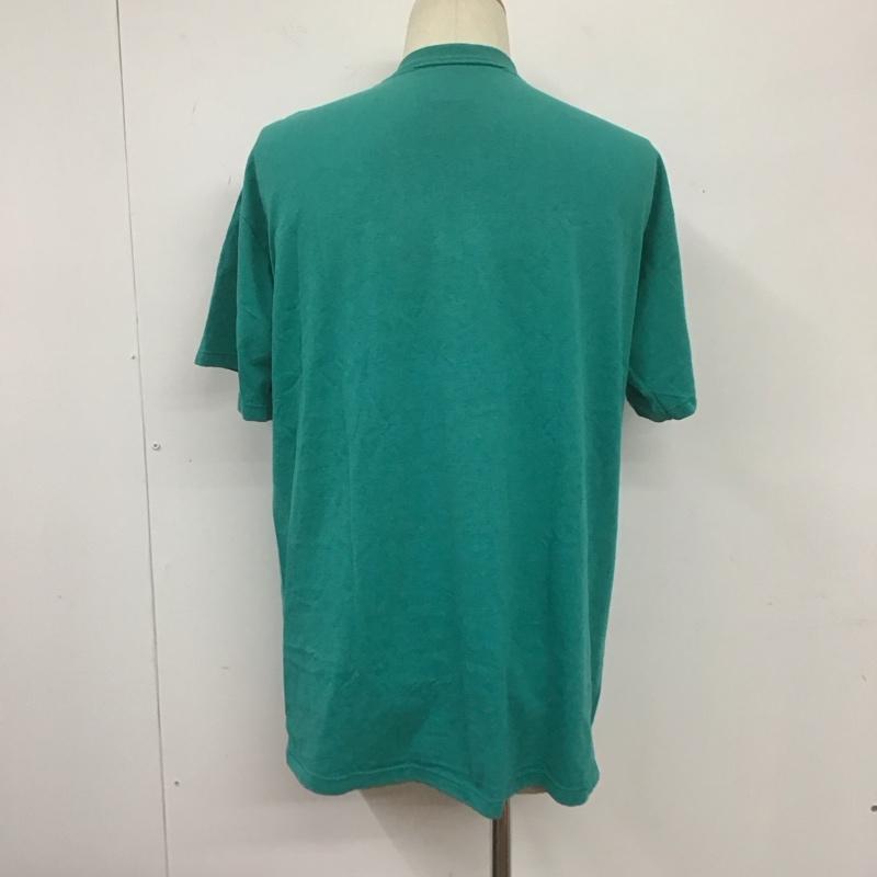 古着 USED Tシャツ 半袖 半袖カットソー プリントTシャツ クルーネックカットソー 古着 L プリント 緑 / グリーン / メンズ USED 古着 中古 10106997