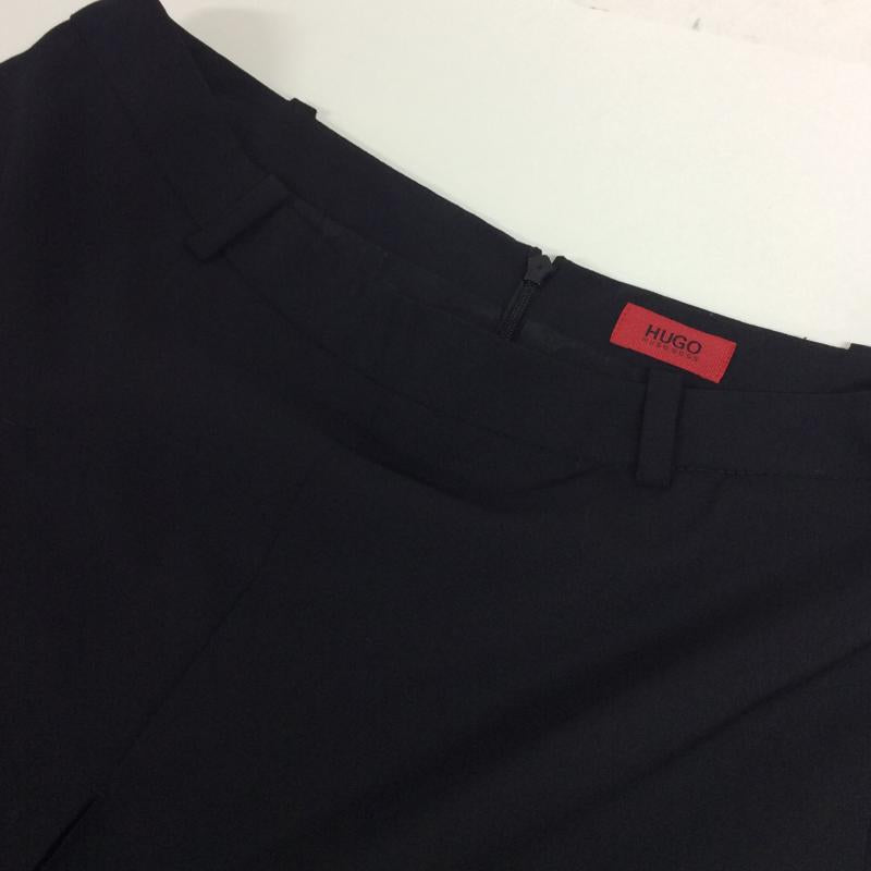 ヒューゴボス HUGO BOSS スカート ひざ丈スカート 6 無地 黒 / ブラック /  レディース USED 古着 中古 10004235