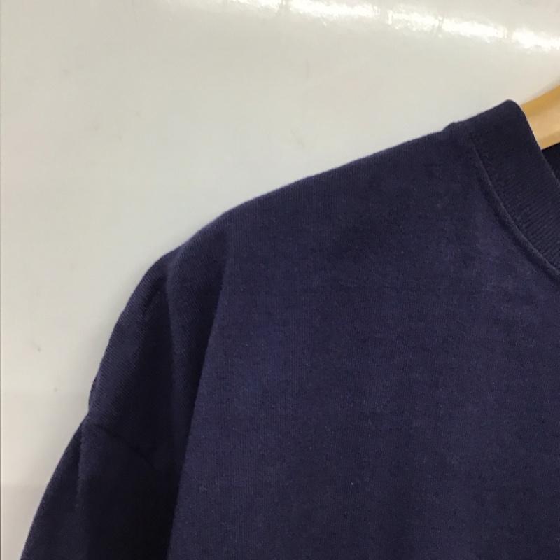 スタンダード カリフォルニア STANDARD CALIFORNIA Tシャツ 半袖 半袖カットソー プリントTシャツ クルーネックカットソー XL ロゴ、文字 紺 / ネイビー / メンズ USED 古着 中古 10137521