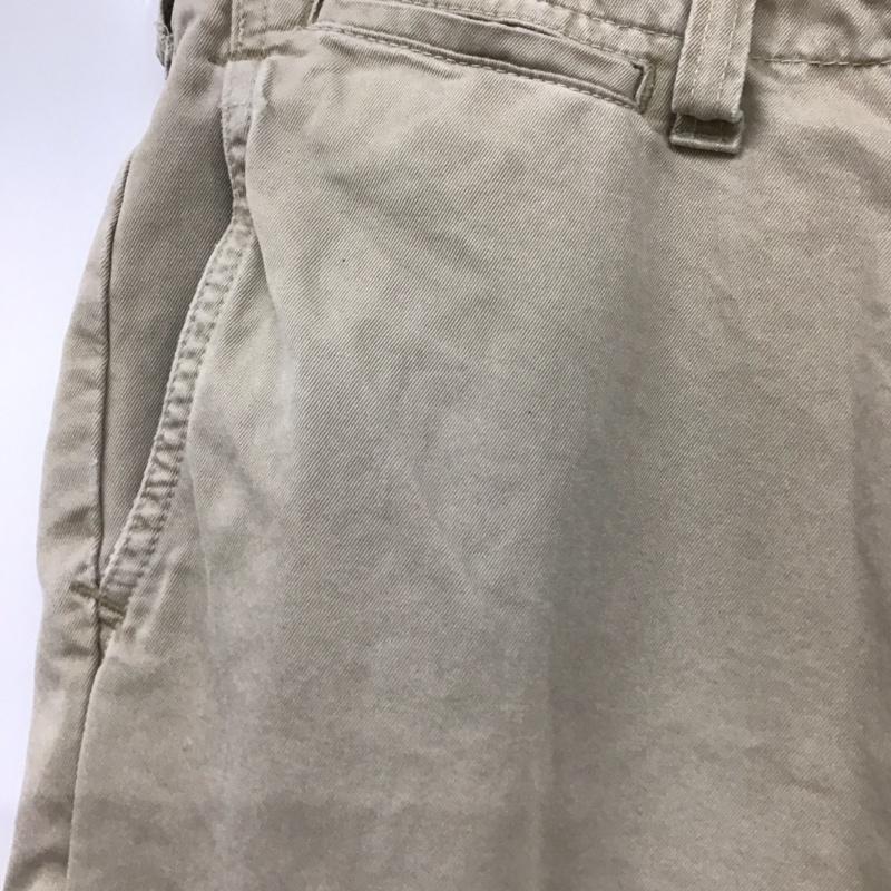 アバクロンビーアンドフィッチ ABERCROMBIE&FITCH パンツ チノパン チノパン カジュアルパンツ ワイドパンツ ストレートパンツ 31インチ 無地 ベージュ / ベージュ /  メンズ USED 古着 中古 10122702