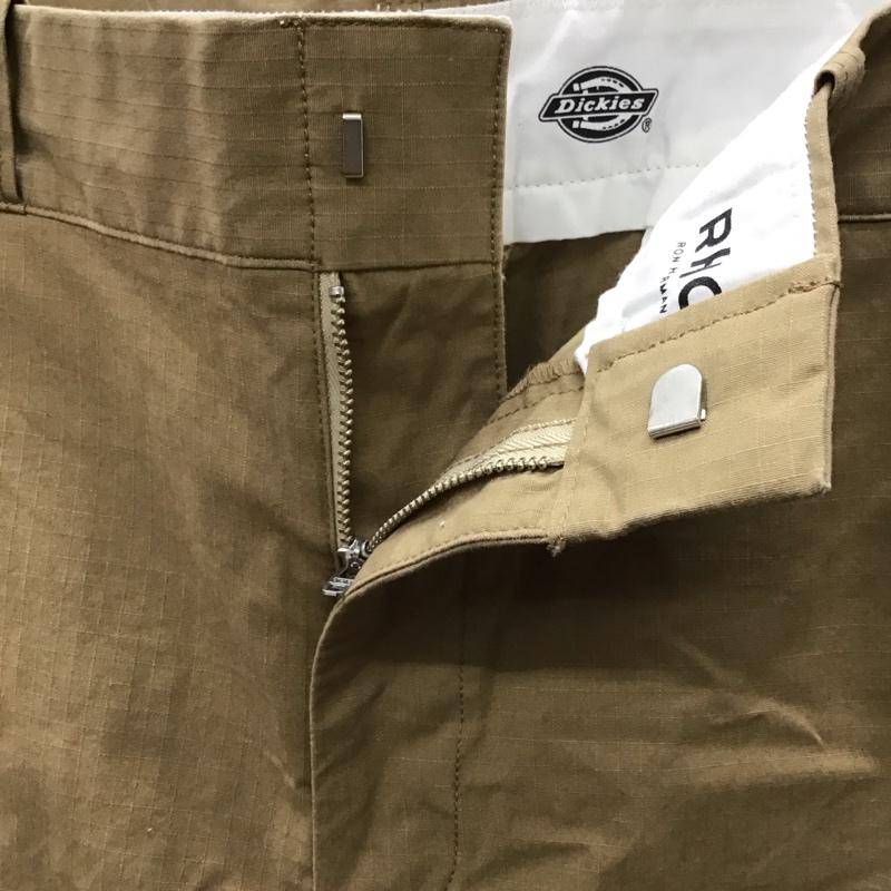 ディッキーズ Dickies パンツ ショートパンツ 221m40rh02 RonHerman ショートパンツ ハーフパンツ L ロゴ、文字 ベージュ / ベージュ /  メンズ USED 古着 中古 10121448