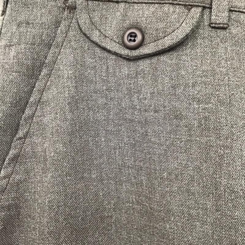 ラングラー Wrangler パンツ スラックス スラックスパンツ ワイドパンツ カジュアルパンツ 34 無地 茶 / ブラウン /  メンズ USED 古着 中古 10122765