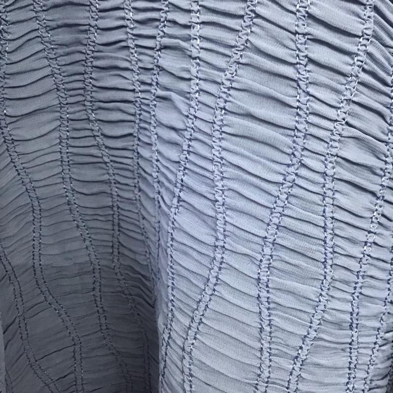 スライ SLY カットソー 長袖 030FSY30-1290 DUMPLING LACY TOPS FREE 無地 青 / ブルー / レディース USED 古着 中古 10130633