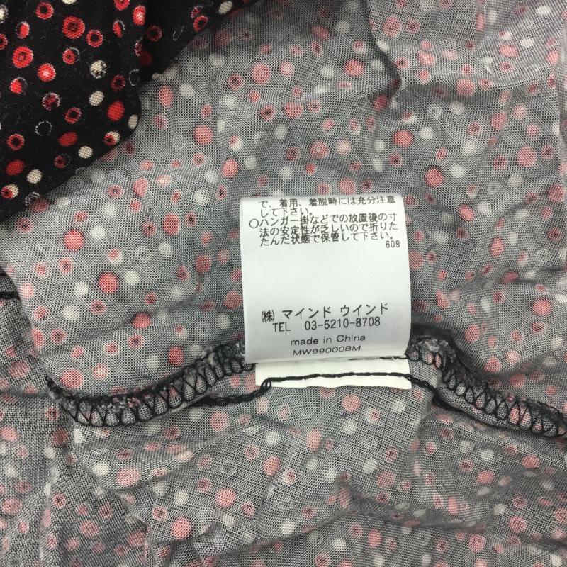 ベストマウンテン Best Mountain チュニック 半袖 S ドット 黒 / ブラック / X 白 / ホワイト / X 赤 / レッド / レディース USED 古着 中古 10000087