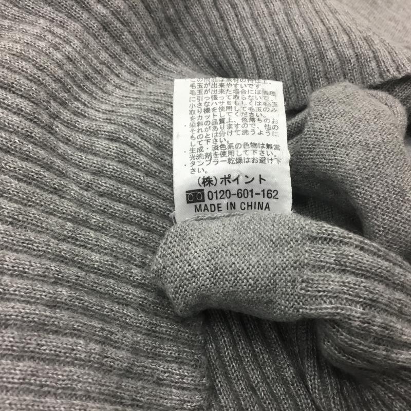 ローリーズファーム LOWRYS FARM ワンピース ひざ丈スカート M 無地 灰 / グレー / レディース USED 古着 中古 10000411