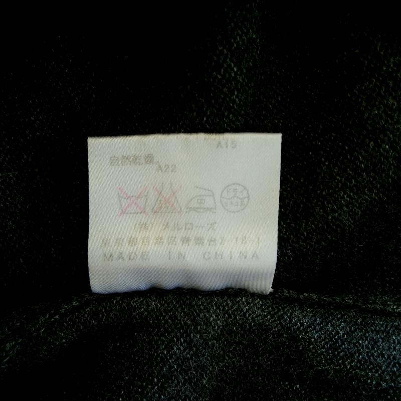 メルローズ MELROSE ワンピース ミニスカート 無地 灰 / グレー / X 白 / ホワイト / レディース USED 古着 中古 10002702