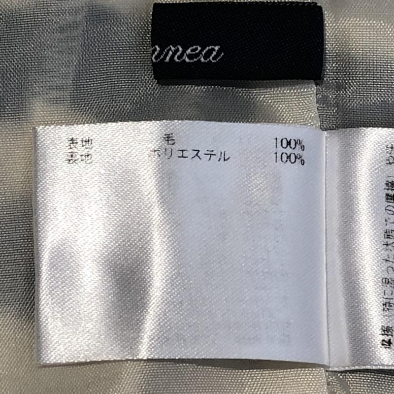 エンネア Ennea スカート ひざ丈スカート 36インチ ボーダー柄 白 / ホワイト / X 黒 / ブラック / レディース USED 古着 中古 10002880