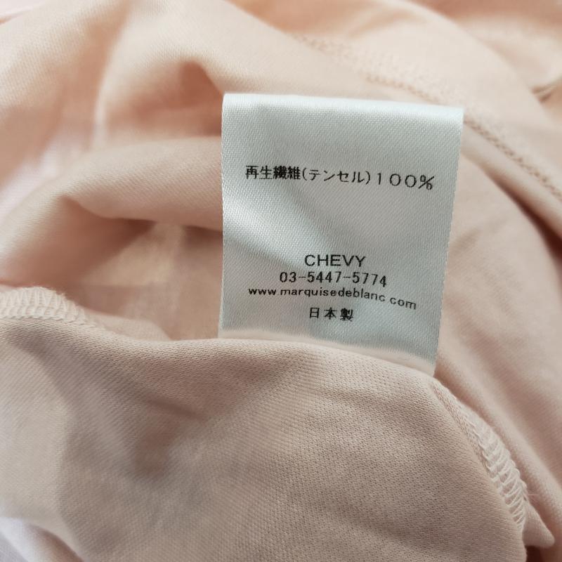 マルキスデブラン Marquise de blanc カットソー 長袖 38 無地 桃 / ピンク / レディース USED 古着 中古 10002967
