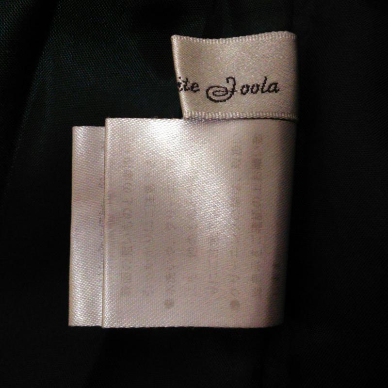 ホワイトジョーラ White Joola スカート ひざ丈スカート 無地 黒 / ブラック / レディース USED 古着 中古 10003669