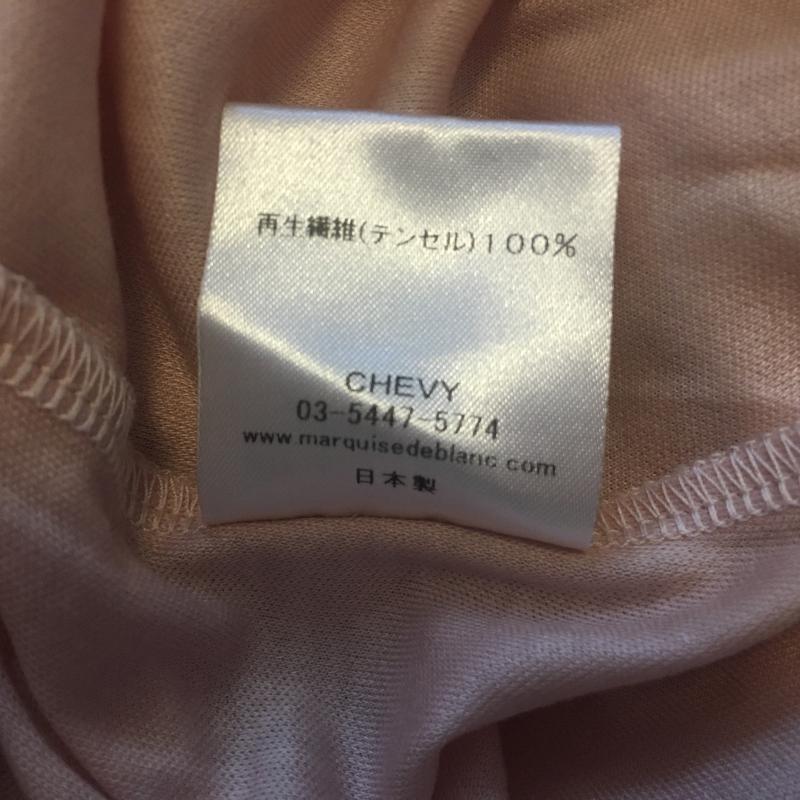 マルキスデブラン Marquise de blanc カットソー 長袖 38 無地 桃 / ピンク / レディース USED 古着 中古 10004468