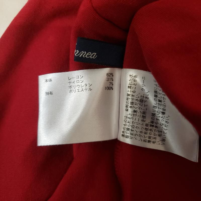 エンネア Ennea カットソー 七分袖 36 無地 赤 / レッド / レディース USED 古着 中古 10004500