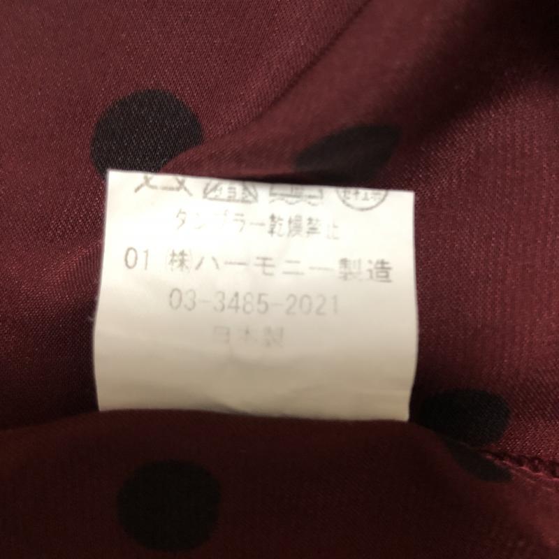 フリークスストア FREAK'S STORE カットソー 長袖 FREE ドット 黒 / ブラック / X 赤 / レッド / レディース USED 古着 中古 10004987