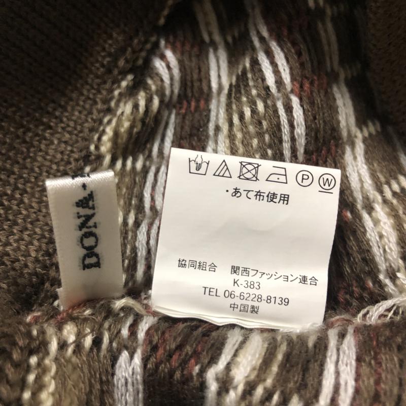 ドナマリー DONA MARIE スカート ひざ丈スカート 40 総柄 茶 / ブラウン / X ベージュ / ベージュ / レディース USED 古着 中古 10005046