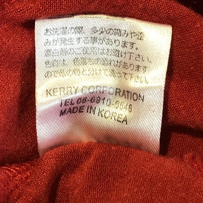 アンナケリー Anna Kerry カットソー 長袖 38 無地 赤 / レッド / レディース USED 古着 中古 10005686