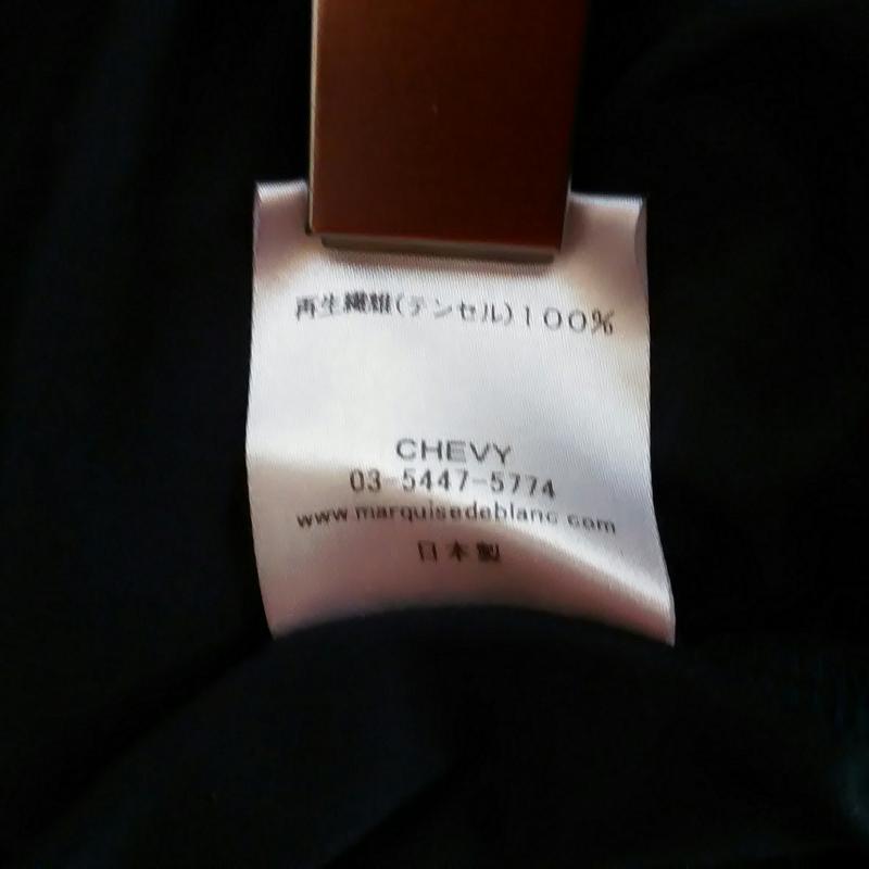 マルキスデブラン Marquise de blanc カットソー 長袖 38 無地 紺 / ネイビー / レディース USED 古着 中古 10006396