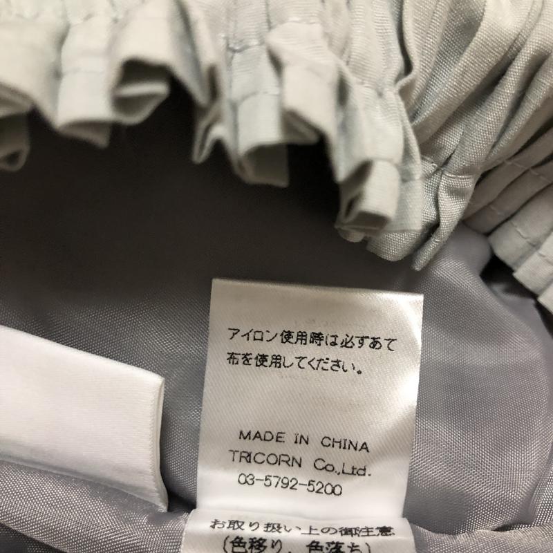 ヨーロ YOLO スカート ミニスカート 38 無地 灰 / グレー / レディース USED 古着 中古 10006636