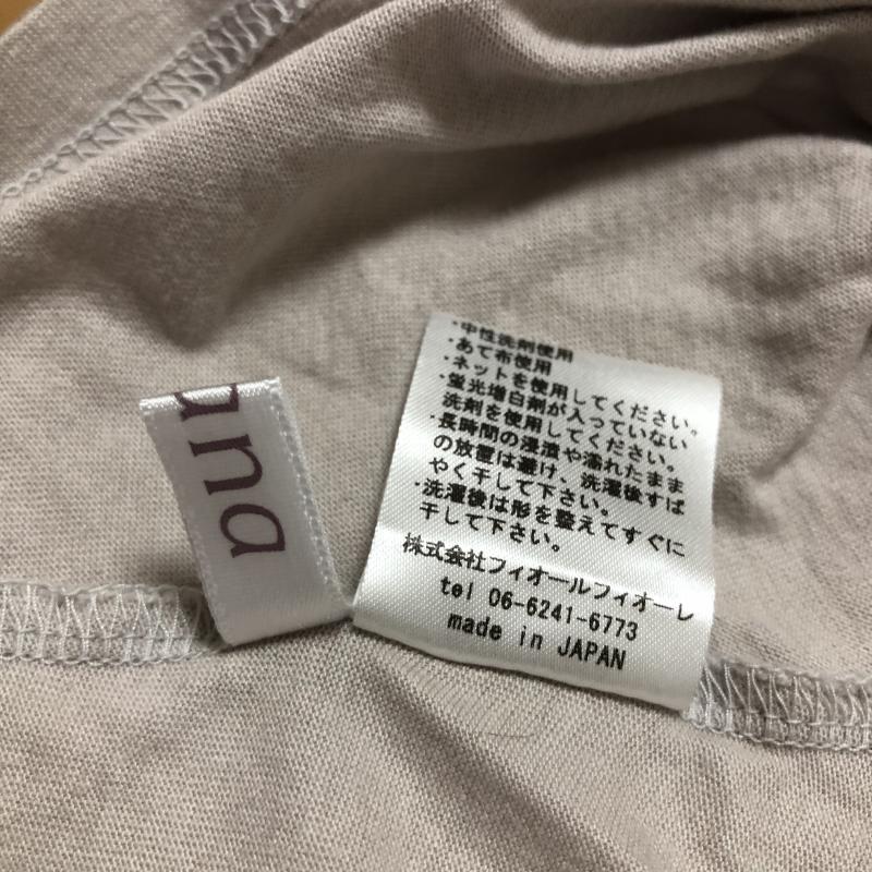 アナナス anana カットソー 七分袖 38 無地 灰 / グレー / レディース USED 古着 中古 10006687