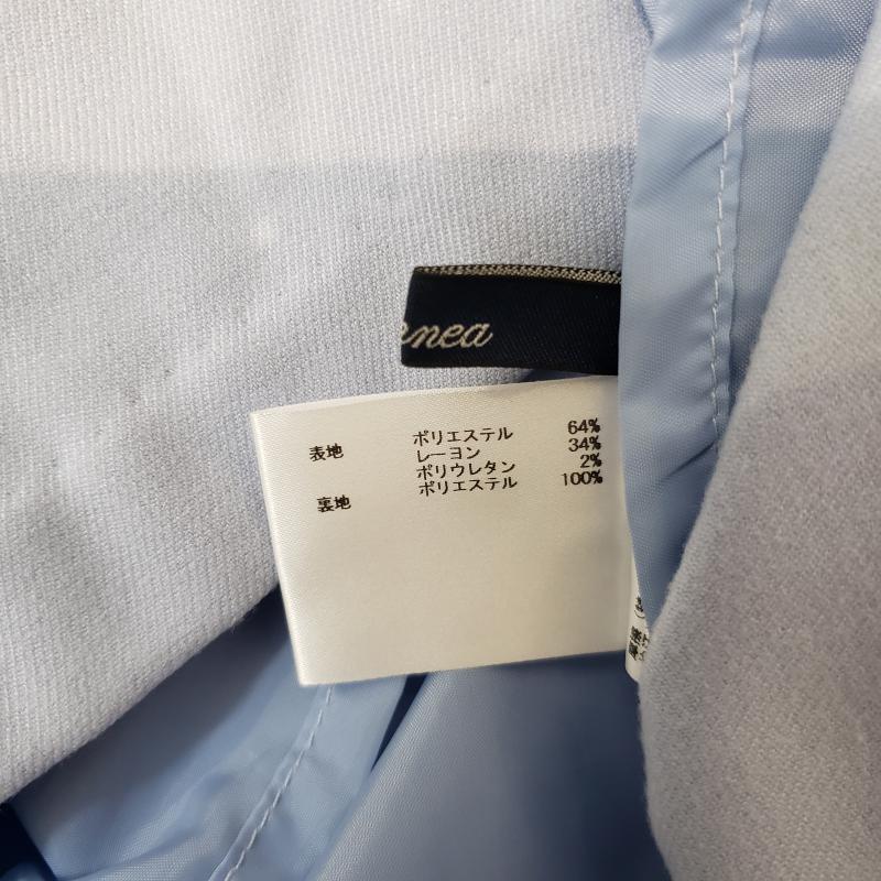 エンネア Ennea スカート ひざ丈スカート 40 無地 青 / ブルー / レディース USED 古着 中古 10006918